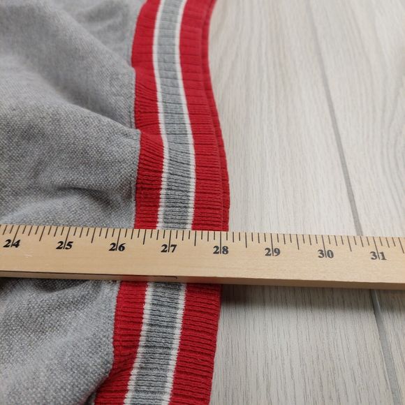 Vintage Santee Sweatshirt Crewneck‎ Racing Motorsports #18 Large Gray Pullover - Picture 5 of 5